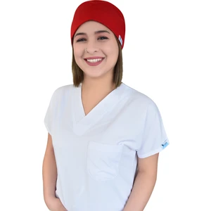 Nur Ortopedi  Düz Kırmızı Doktor Hemşire Hastane Medikal Cerrahi Bone