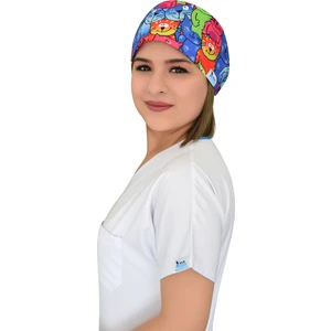 Nur Ortopedi  Renkli Kediler Doktor Hemşire Hastane Medikal Cerrahi Bone