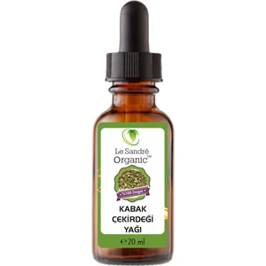 Le Sandre Organics Kabak Çekirdeği Yağı 20 ml (Soğuk Sıkım)