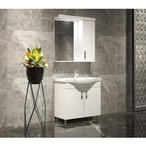 Yıldız Banyo Dolabı 55 cm Beyaz Mdf