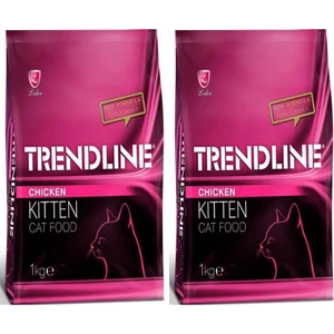 Trendline Kitten Tavuklu Yavru Kedi Maması 1 kg 2 Adet
