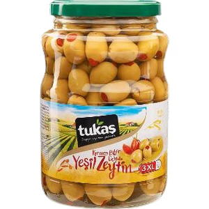 Biberli Yeşil Zeytin 201-230 1000 gr