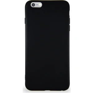Caseart Apple iPhone 6s Plus Kılıf Soft Premier Renkli Silikon Kapak - Siyah