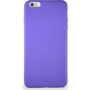 Caseart Apple iPhone 6s Plus Kılıf Soft Premier Renkli Silikon Kapak - Mor