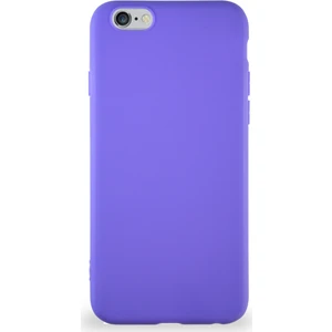 Caseart Apple iPhone 6s Kılıf Soft Premier Renkli Silikon Kapak - Mor
