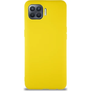 Caseart Oppo Reno 4 Lite Kılıf Soft Premier Renkli Silikon Kapak - Sarı