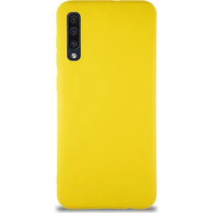 Caseart Samsung Galaxy A30S Kılıf Soft Premier Renkli Silikon Kapak - Sarı