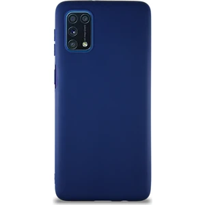 Caseart Samsung Galaxy M31S Kılıf Soft Premier Renkli Silikon Kapak - Lacivert