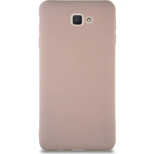 Caseart Samsung Galaxy J7 Prime 2 Kılıf Soft Premier Renkli Silikon Kapak - Pudra