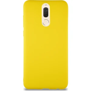 Caseart Huawei Mate 10 Lite Kılıf Soft Premier Renkli Silikon Kapak - Sarı