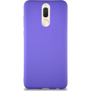 Caseart Huawei Mate 10 Lite Kılıf Soft Premier Renkli Silikon Kapak - Mor