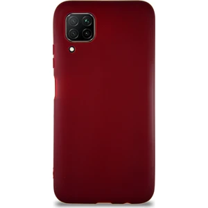 Caseart Huawei P40 Lite Kılıf Soft Premier Renkli Silikon Kapak - Mürdüm