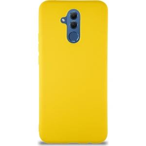 Caseart Huawei Mate 20 Lite Kılıf Soft Premier Renkli Silikon Kapak - Sarı