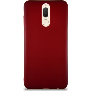 Caseart Huawei Mate 10 Lite Kılıf Soft Premier Renkli Silikon Kapak - Mürdüm