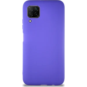 Caseart Huawei P40 Lite Kılıf Soft Premier Renkli Silikon Kapak - Mor