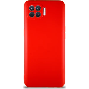 Caseart Oppo Reno 4 Lite Kılıf Soft Premier Renkli Silikon Kapak - Kırmızı