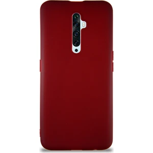 Caseart Oppo Reno 2z Kılıf Soft Premier Renkli Silikon Kapak - Mürdüm