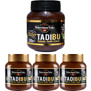Abdurrahman Tatlıcı Tadıbu Bitter Kakaolu Fındık Ezmesi 330 gr + Tadıbu Kakaolu Fındık Ezmesi 330 Grx 3 Lü