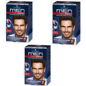 Men Boya Schwarzkopf Perfect 80 Numara 3 Adet