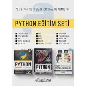 Dikeyeksen Yayın Dağıtım Python Eğitim Seti(3 Kitap) - Mustafa Başer