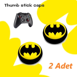 Xbox One 2 Adet Batman Kabartma Desenli Analog Başlığı