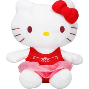 Hello Kitty Fiyonklu Peluş 50 Cm. Kırmızı