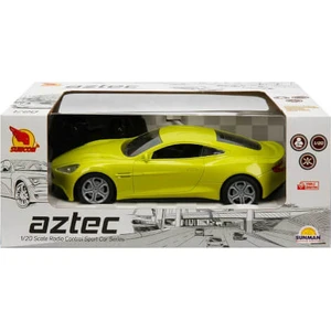 1:20 Uzaktan Kumandalı Aztec Spor Araba 20 Cm. Yeşil