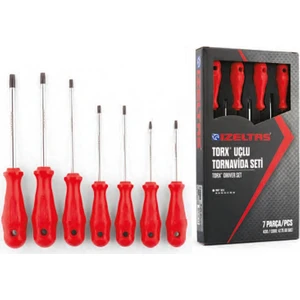 Izeltaş Opak Torx Uçlu Tornavida Seti (7 Parça)