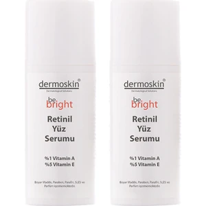 Dermoskın Lekeli Ciltlere Özel Be Bright Retinil Yüz Serumu 33 ml 2'li Paket