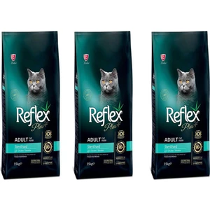 Plus Tavuklu Sterilised Yetişkin Kedi Maması 1,5 kg 3 Adet