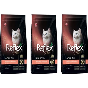 Plus Somonlu Hairball Yetişkin Kedi Maması 1,5 kg 3 Adet