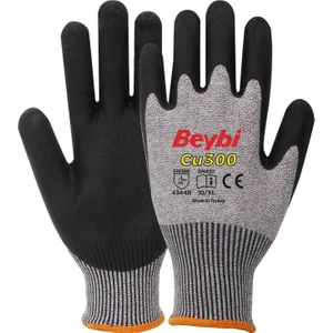 CU300 9 Beden 1 Çift Poliüretan Kaplı Kesilmeye Dirençli Eldiven