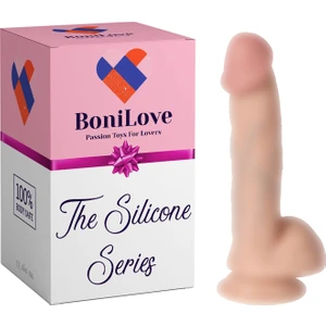 The Silicone Series Çift Katmanlı 20 cm Realistik Penis