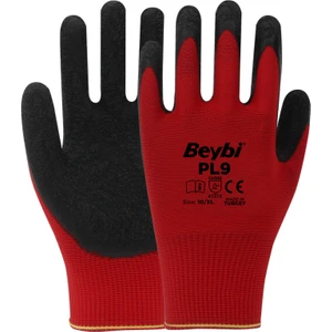 Beybi Pl9 10 Beden 12 Çift Örme Lateks Eldiven