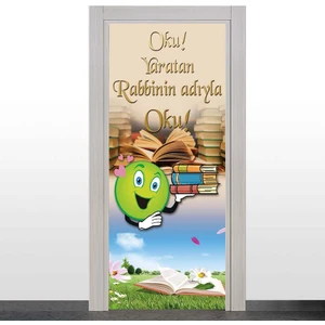 Okuma Temalı Kapı Giydirme