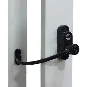 20 Adet Penkid Pvc Kapı Pencere Emniyet ve Çocuk Güvenlik Kilidi Siyah