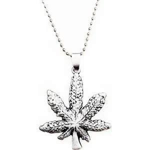 Marijuana Yaprak Erkek Kolye