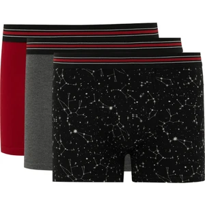 Esnek Kumaş Standart Kalıp 3'lü Boxer T4934AZ21SP