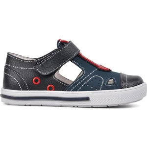 210110 Lacivert-Kırmızı Comfort Erkek Çocuk Günlük Ayakkabı