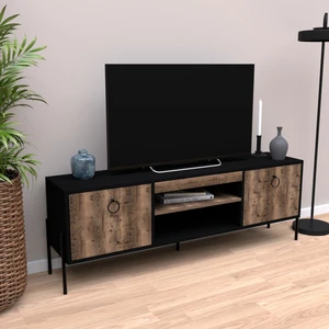 D1540 Juno Tv Ünitesi 160CM. Siyah-Lidya