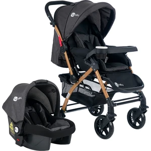 4 Baby Active Gold Travel Sistem Bebek Arabası Antrasit