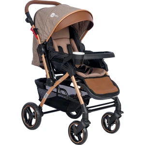 4 Baby Active Plus Çift Yönlü Bebek Arabası Kahve