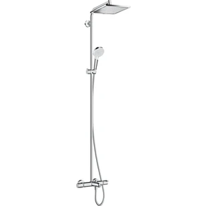 Crometta E Duş Kolonu 240 1 Jet, Banyo Termostatı ile - HNG27298000