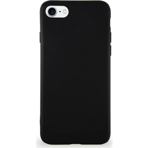 Case World Apple iPhone 7 Kılıf Soft Premier Renkli Silikon Kapak - Siyah