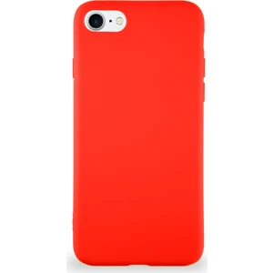 Case World Apple iPhone Se 2020 Kılıf Soft Premier Renkli Silikon Kapak - Kırmızı