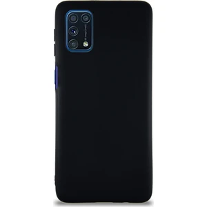 Case World Samsung Galaxy M31S Kılıf Soft Premier Renkli Silikon Kapak - Siyah