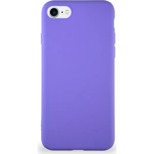 Case World Apple iPhone Se 2020 Kılıf Soft Premier Renkli Silikon Kapak - Mor