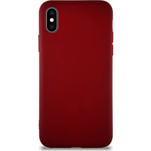 Case World Apple iPhone x Kılıf Soft Premier Renkli Silikon Kapak - Mürdüm