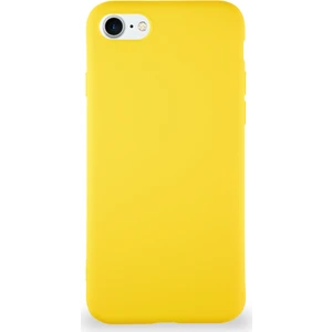 Case World Apple iPhone Se 2020 Kılıf Soft Premier Renkli Silikon Kapak - Sarı