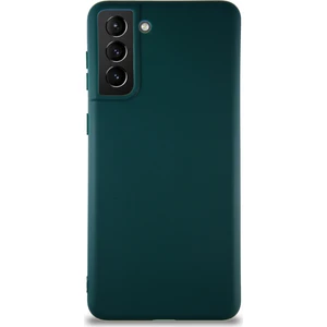 Case World Samsung Galaxy S21 Plus Kılıf Soft Premier Renkli Silikon Kapak - Yeşil
